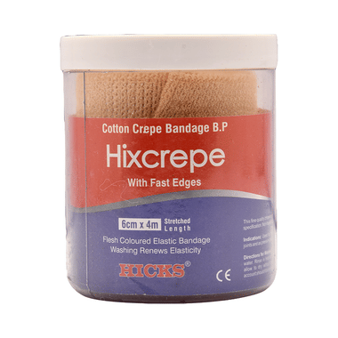 Hicks Hixcrepe with Fast Edge Cotton Crepe Bandage 8cm x 4m