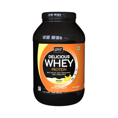 QNT Delicious Whey Protein Powder Banana