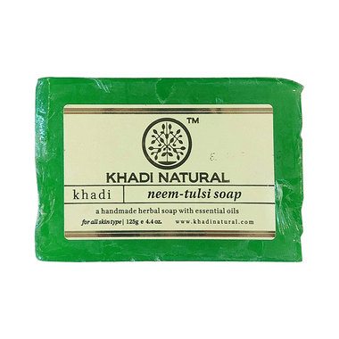 Khadi Naturals Ayurvedic Neem-Tulsi Soap