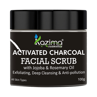 Kazima Activated Charcoal Facial Scrub