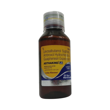Asthakind-LS Expectorant Cola Sugar Free