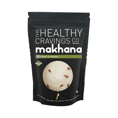 The Healthy Cravings Co Makhana Basil & Oregano Pack Of 3