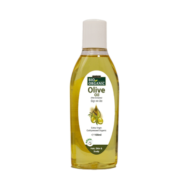 Indus Valley Bio Organic Extra Virgin Olive Cold Pressed Organic Olive Massage Oil