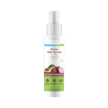 Mamaearth Onion Hair Serum With Biotin | For Strong & Frizz-Free Hair | Paraben & Silicon-Free