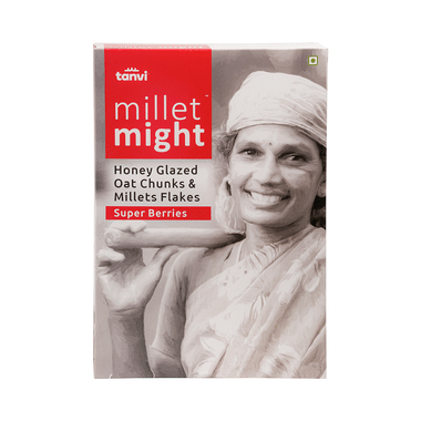 Tanvi Millet Might Glazed Oat Chunks & Millets Flakes Super Berries