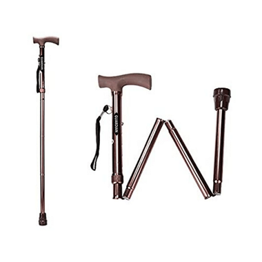 Guardian Foldable Walking Stick Bronze Aluminium