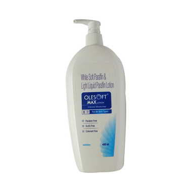 Olesoft Max Intense Moisturiser Lotion with Soft Paraffin & Light Liquid Paraffin | For All Skin Types