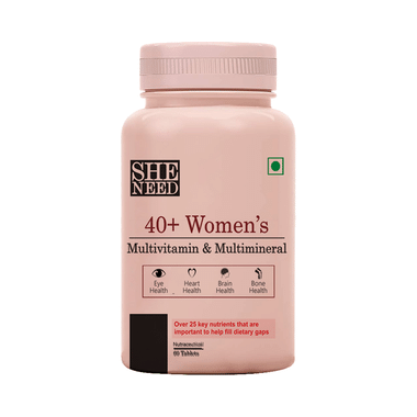 SheNeed 40+ Women’s Multivitamin & Multimineral Tablet