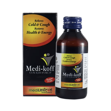 Medilexicon Medi-koff Cough Syrup Sugar Free Syrup