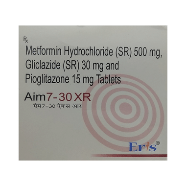 Aim7 30mg/15mg/500mg Tablet XR