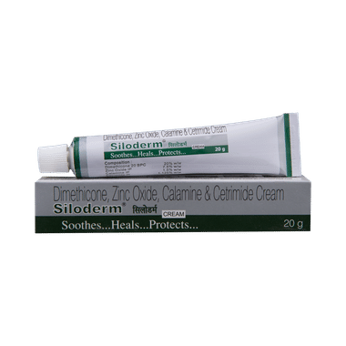 Siloderm Cream With Calamine, Dimethicone And Zinc Oxide
