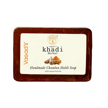 Vagad's Khadi Herbal Handmade Soap Chandan Haldi Soap