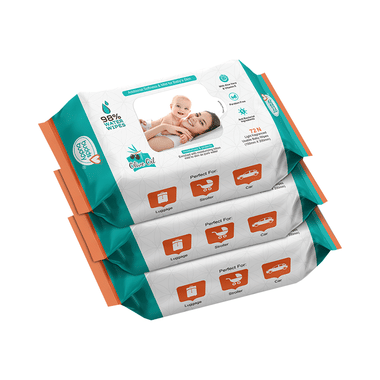 Buddsbuddy Olive Oil Light Fragranced Usable Baby Wipes (72 Each)