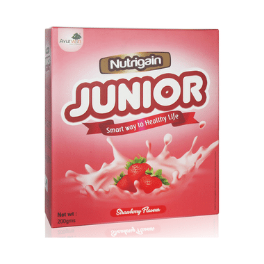 Ayurwin Nutrigain Junior Powder Strawberry