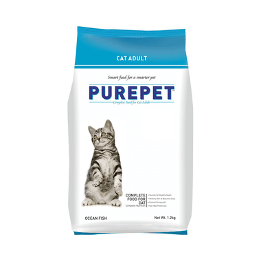 Purepet Complete Food For Cat Adult Ocean Fish