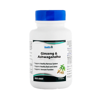 HealthVit Ginseng & Ashwagandha Capsule