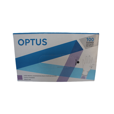 Optus Latex Medical Examination Multi-Purpose Glove Large