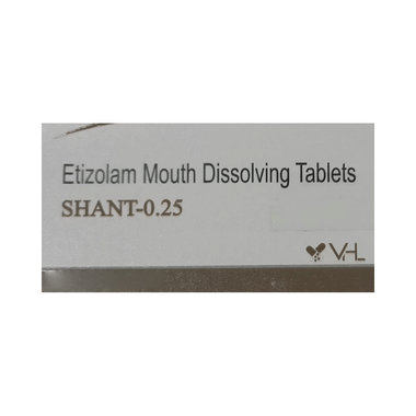 Shant 0.25 Tablet MD