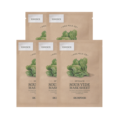 Skinfood Spinach Sous Vide Mask Sheet (18gm Each)