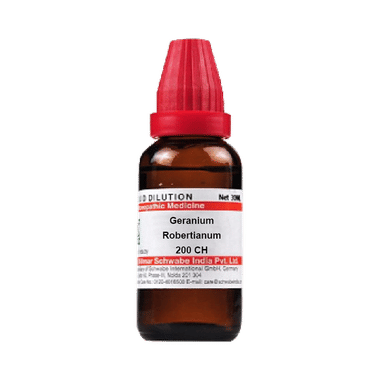 Dr Willmar Schwabe India Geranium Robertianum Dilution 200 CH