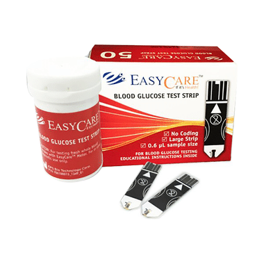 EASYCARE EC-BGM92898 Blood Glucose Test Strip (Only Strips)