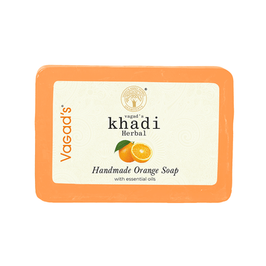 Vagad's Khadi Herbal Handmade Soap Orange Soap