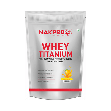 Nakpro Nutrition Whey Titanium Premium Whey Protein's Blend Mango