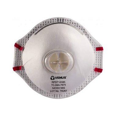 Venus RPD714N95 Style Convex Seam Mask White