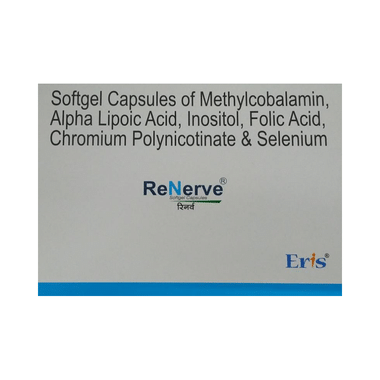 Renerve Softgel Capsule With Methylcobalamin, ALA, Chromium, Folic Acid & Selenium