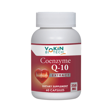 Vokin Biotech 100% Natural Coenzyme Q-10 Extract 250mg Capsule