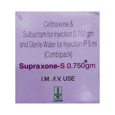 Supraxone S 500mg/250mg Injection