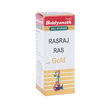 Baidyanath (Jhansi) Rasraj Ras With Gold Tablet