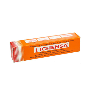 Lichensa Ointment For Cracked Heels, Diaper/ Napkin Rash, Nail & Fungal Infection