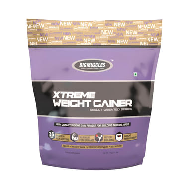 Big  Muscles Xtreme Weight Gainer Cookies & Cream