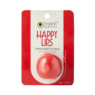 Organic Harvest Happy Lips Color Lip Balm Strawberry