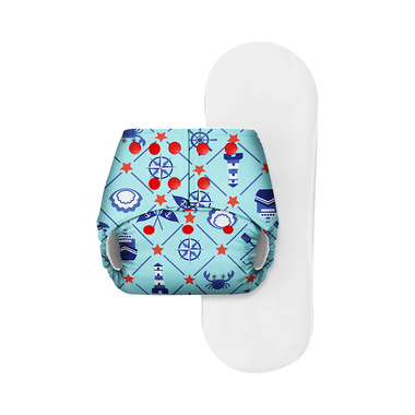 Basic Pocket Diaper With Dry Feel Pad Free Size Anchor