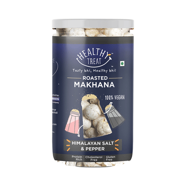 Healthy Treat Himalayan Salt & Pepper Roasted Makhana | Protein Rich & Gluten Free