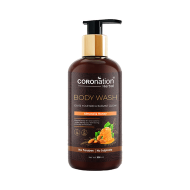 Coronation Herbal Almond & Honey Body Wash (300ml Each)