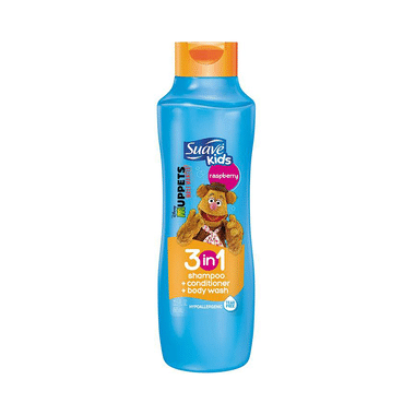 Suave Kids 3 In 1 Shampoo, Conditioner & Bodywash Raspberry