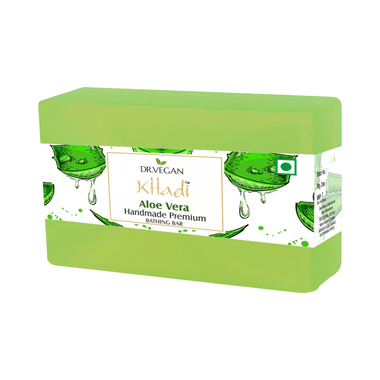 Dr. Vegan Khadi Handmade Premium Bathing Bar Aloe Vera