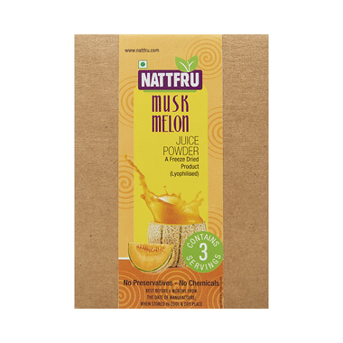 Nattfru Musk Melon Juice Powder Sachet (30gm Each)