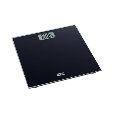 Sansui Personal Weighing Scale & Bathroom Weight Machine with Large LCD Display 180kg Black