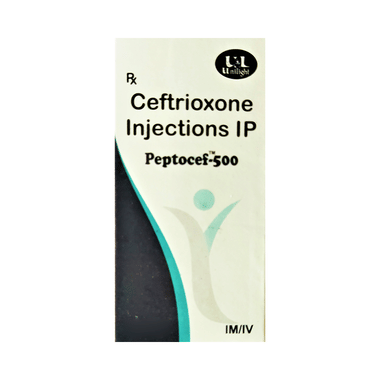 <span style='color:#626A7A'>Peptocef 500 Injection</span>