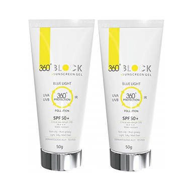 360° Block Sunscreen Gel (50gm Each) SPF 50+