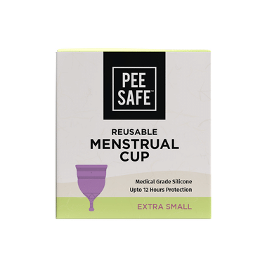 Pee Safe Reusable Menstrual Cup With Medical Grade Silicone For Women XS