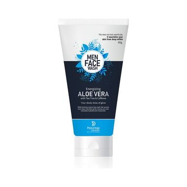 Peaurega Naturals Energizing Men Aloevera Face Wash With Tea Tree And Caffeine