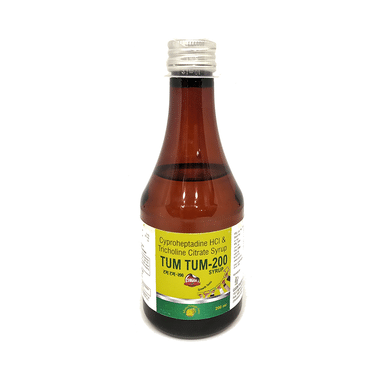 Tum Tum 200 Syrup Delicious Pineapple Sugar Free