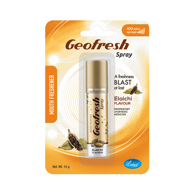 Leeford Geofresh Ayurvedic Mouth Freshner Spray Elaichi