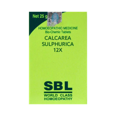 SBL Calcarea Sulphurica Biochemic Tablet 12X