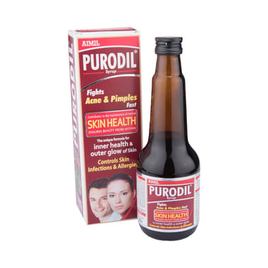 Purodil Syrup |  Fights Acne & Pimples | Controls Skin Infections & Allergies
